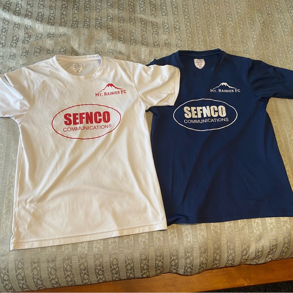 Pair of training jerseys